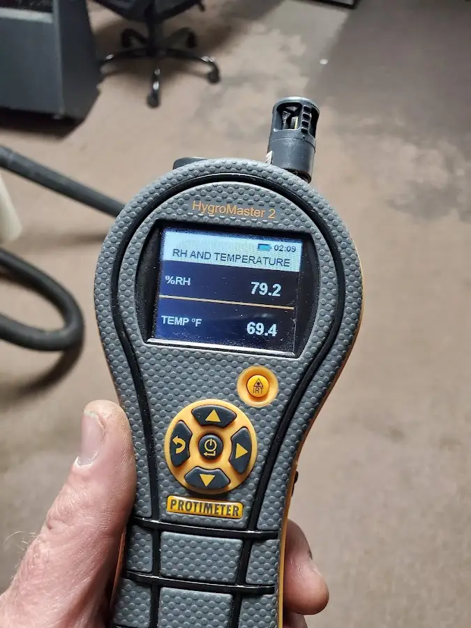 Moisture meter humidity assessment for Mold Remediation & Removal in Milledgeville
